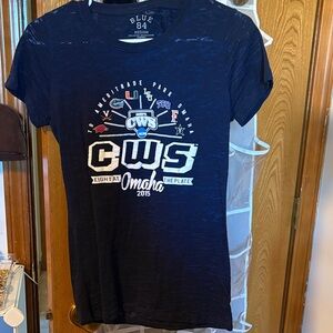 Vintage 2015 Dark Blue CWS Omaha Tee